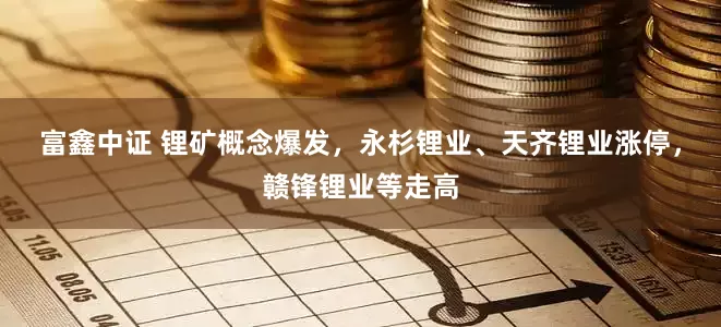 富鑫中证 锂矿概念爆发，永杉锂业、天齐锂业涨停，赣锋锂业等走高