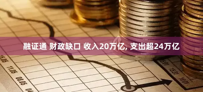 融证通 财政缺口 收入20万亿, 支出超24万亿